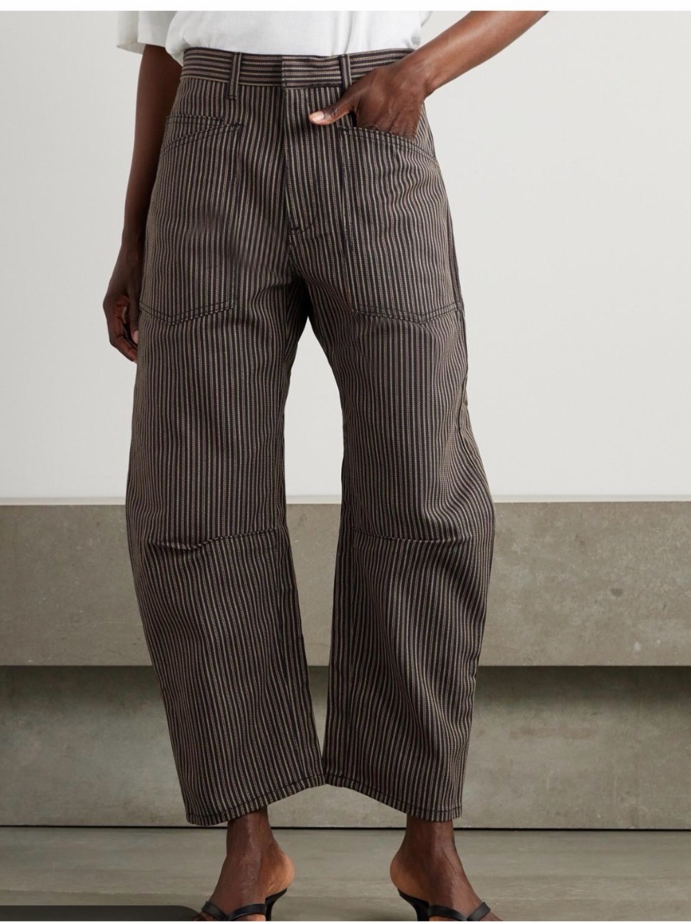 Nili Lotan Striped Twill Shon Style